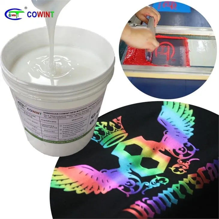 Cowint screentryck med hög beständighet och högglans varm bronzingpasta