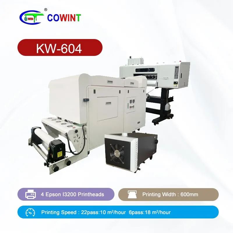 KW 604 4 Epson Printheads DTF -skrivare